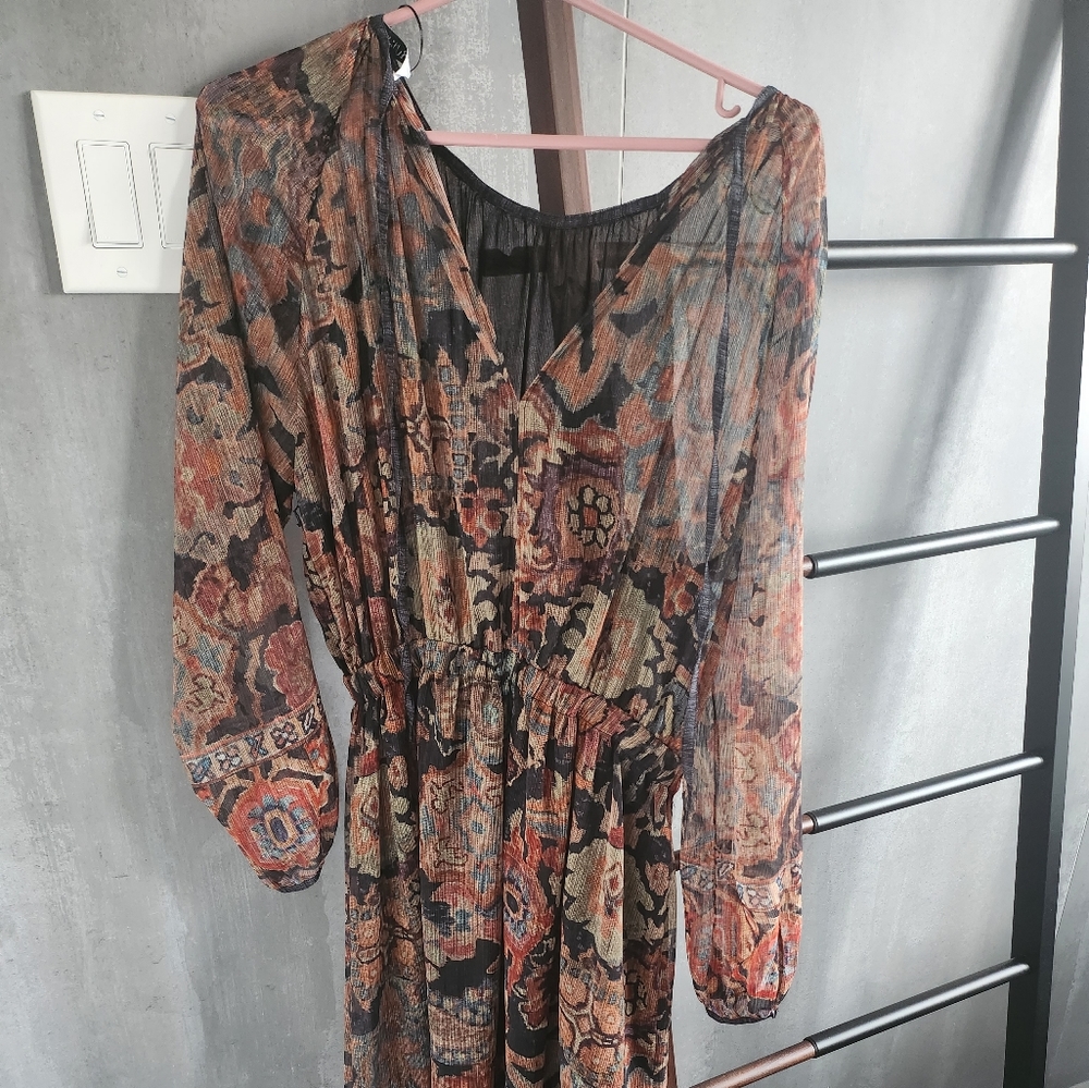 Zara woman's maxi long dress